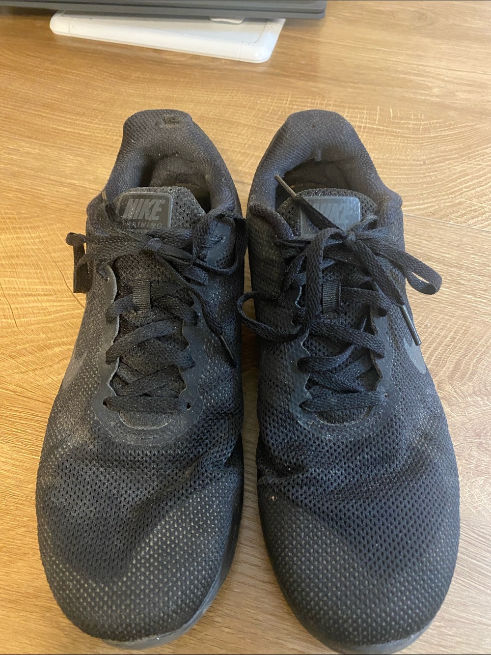 Nike Black Mesh Training Sneakers